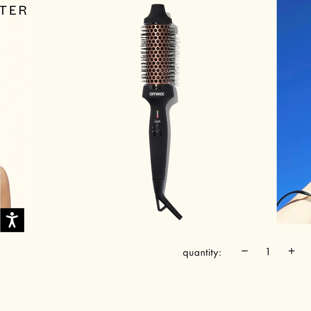 1.5" Amika blowout babe thermal brush
